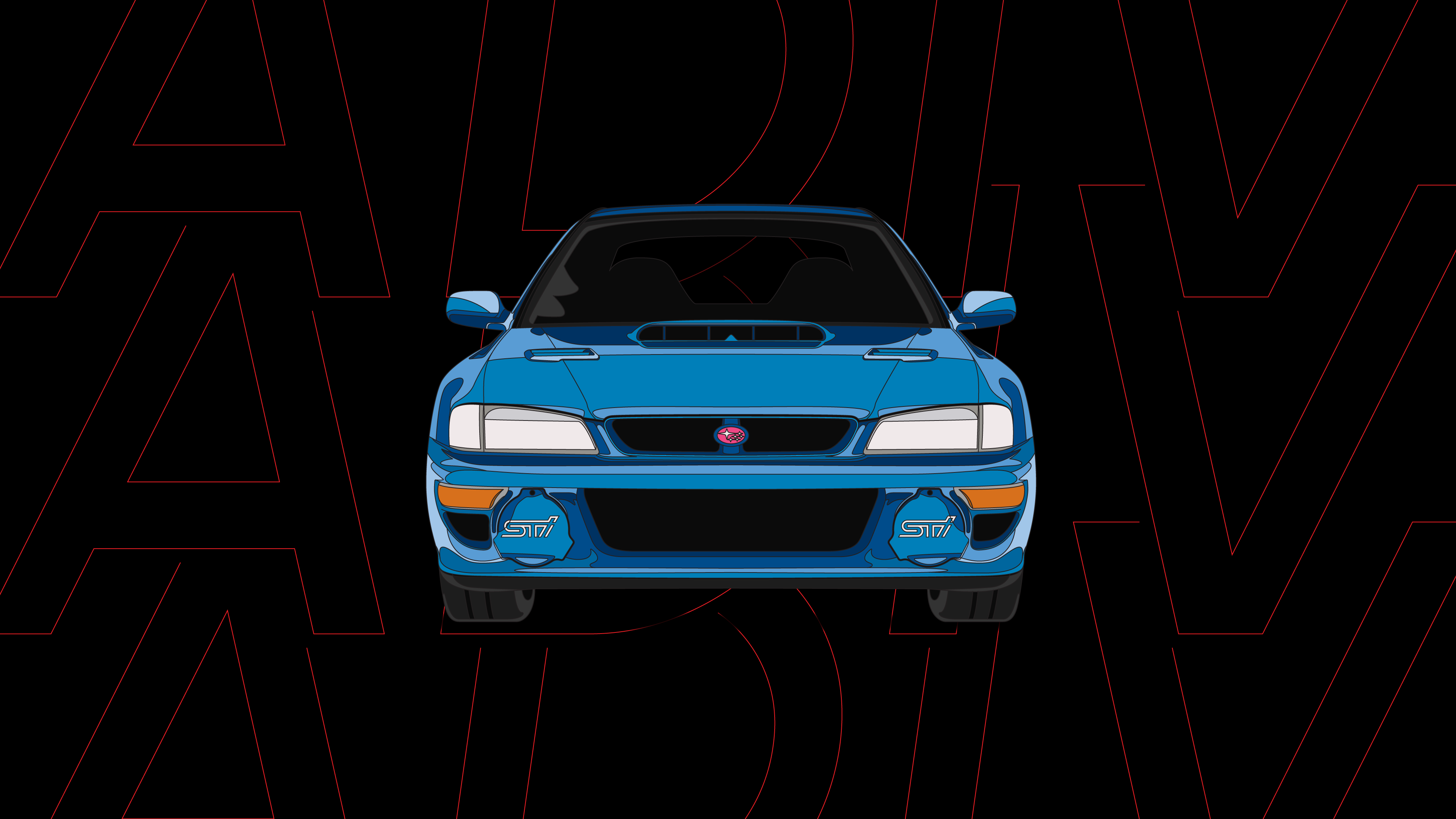 Illustrazione di auto stilizzata