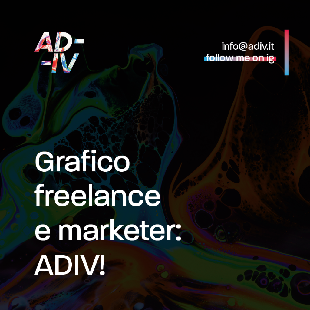 cover articolo del blog: grafico freelance e marketer: ADIV!